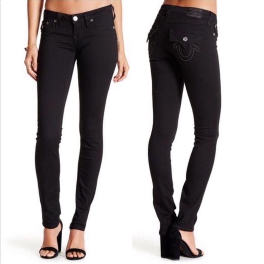True Religion Skinny Flap Jeans